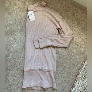 Free people sand colored sweater